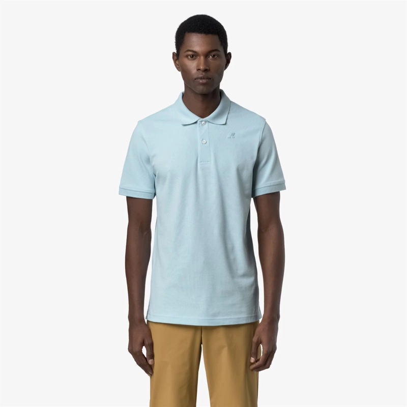 POLERA K-WAY MEN AMEDEE PIQUE BLUE BABY - 2