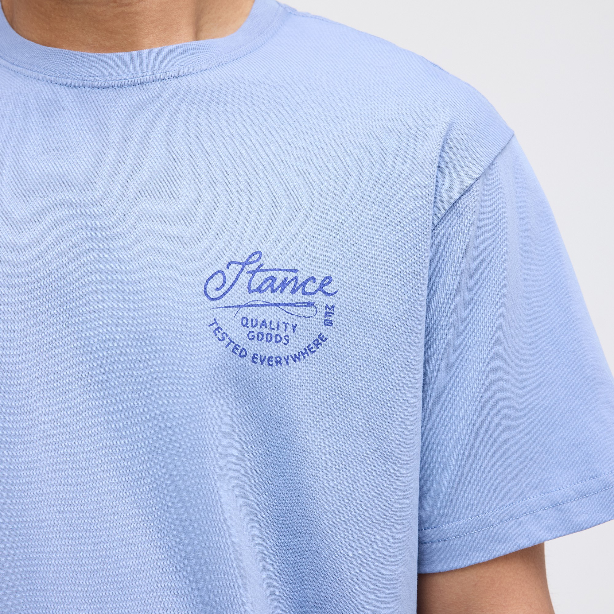 POLERA STANCE STANDARD ISSUE STONE BLUE - 3