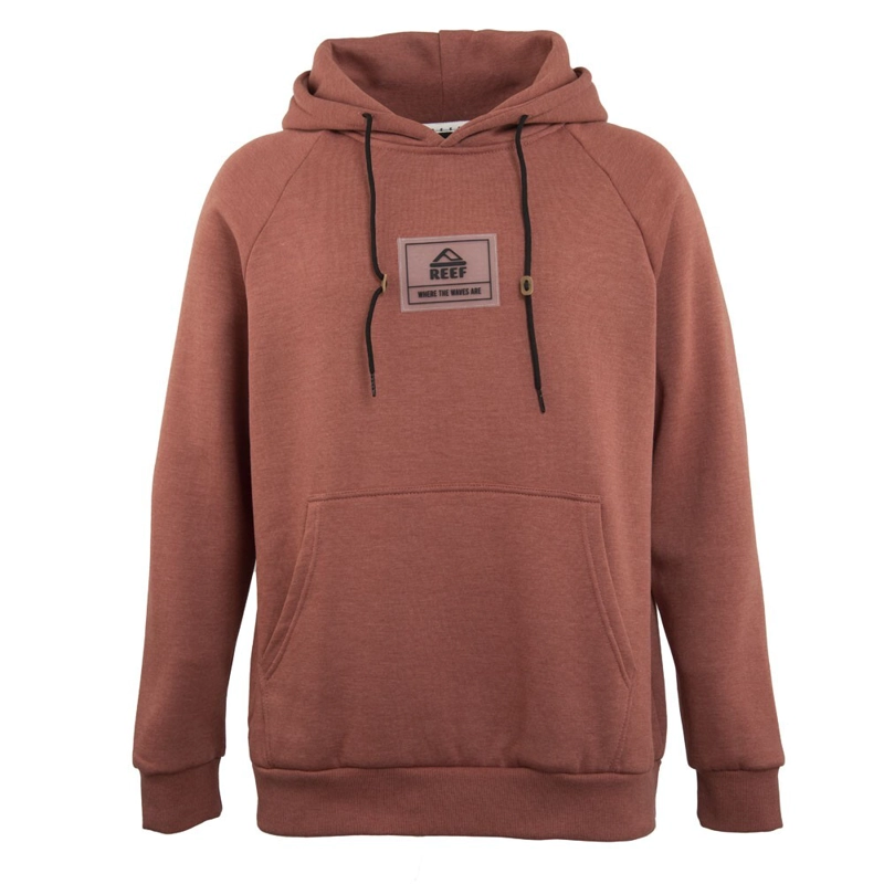 POLERON MEN 'CALIFORNIA SURFING' HOODIE BURGUNDY - 1
