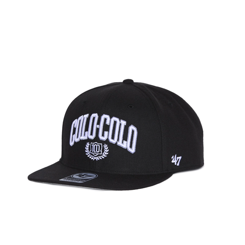 JOCKEY COLO-COLO 47' CAPTAIN SNAPBACK 100 AÑOS BLACK WHITE - 1