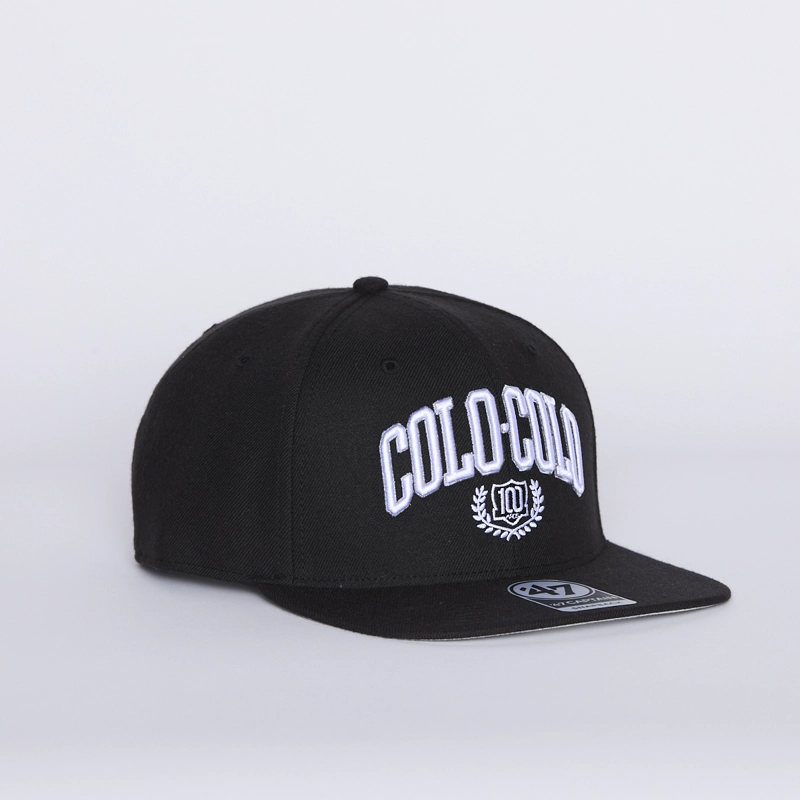 JOCKEY COLO-COLO 47' CAPTAIN SNAPBACK 100 AÑOS BLACK WHITE - 2