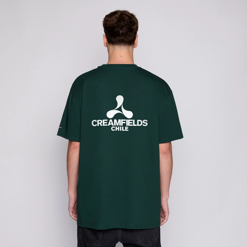 POLERA CREAMFIELDS X WHATUP GREEN LOGO WHITE - 1