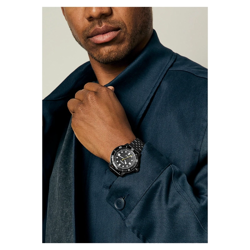 RELOJ NIXON STINGER 44 ALL MATTE BLACK - 8
