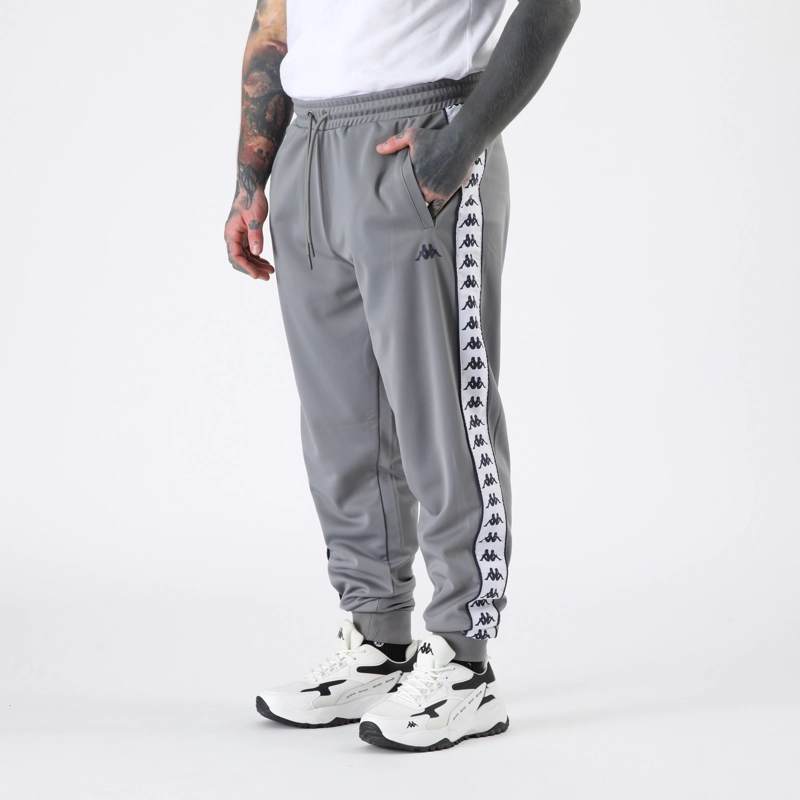 PANTALON KAPPA MEN BANDA GREY WHITE - 1
