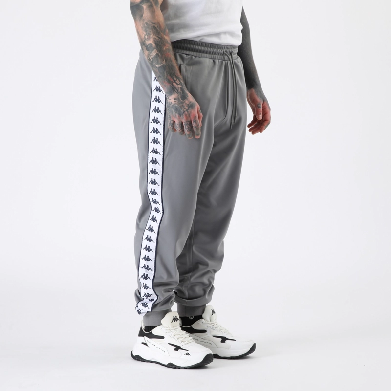 PANTALON KAPPA MEN BANDA GREY WHITE - 2