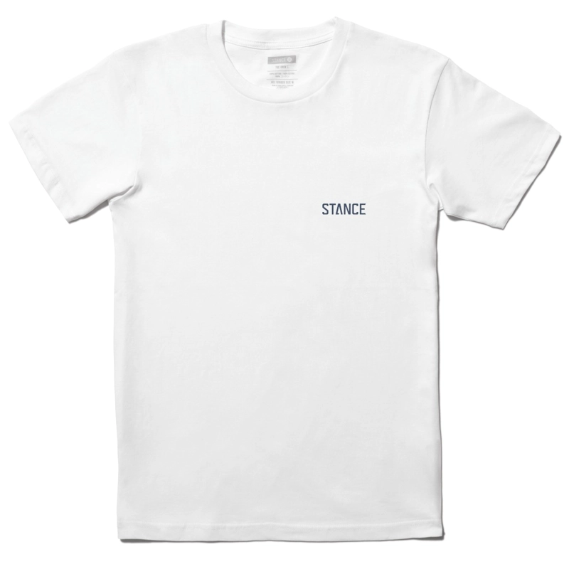 POLERA STANCE BADGE WHITE - 1