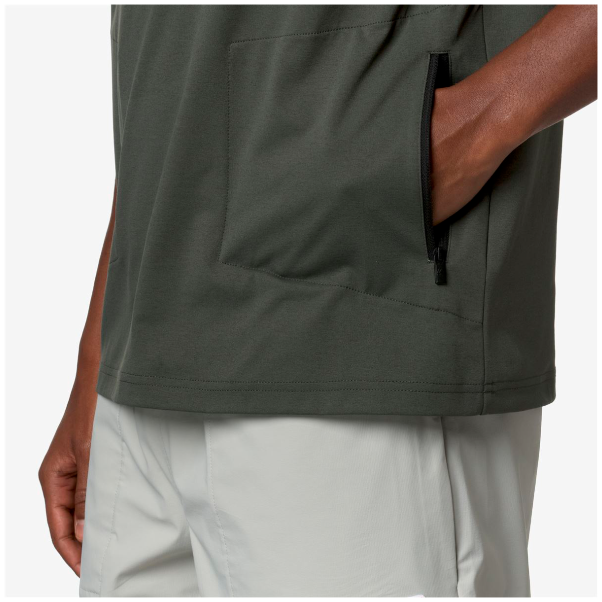 POLERA K-WAY LEONARDO FIORAVANTI SERIL GREEN BLACKISH BEIGE - 6