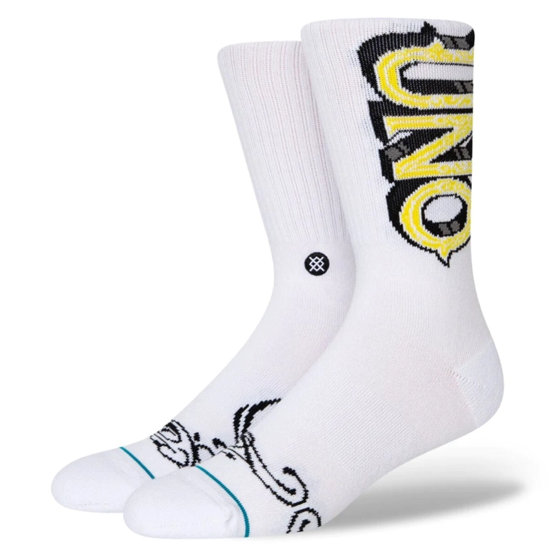 STANCE SOCK MEN UNO X CARTOON WHITE - 1