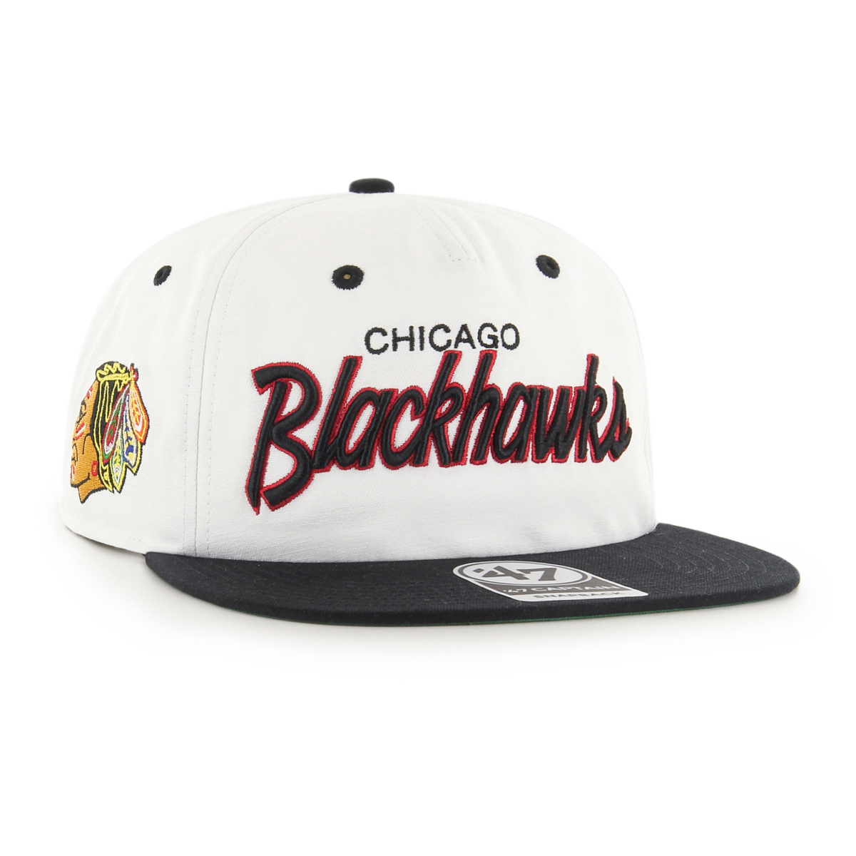JOCKEY CHICAGO BLACKHAWKS VINTAGE WHITE CROSST - 2