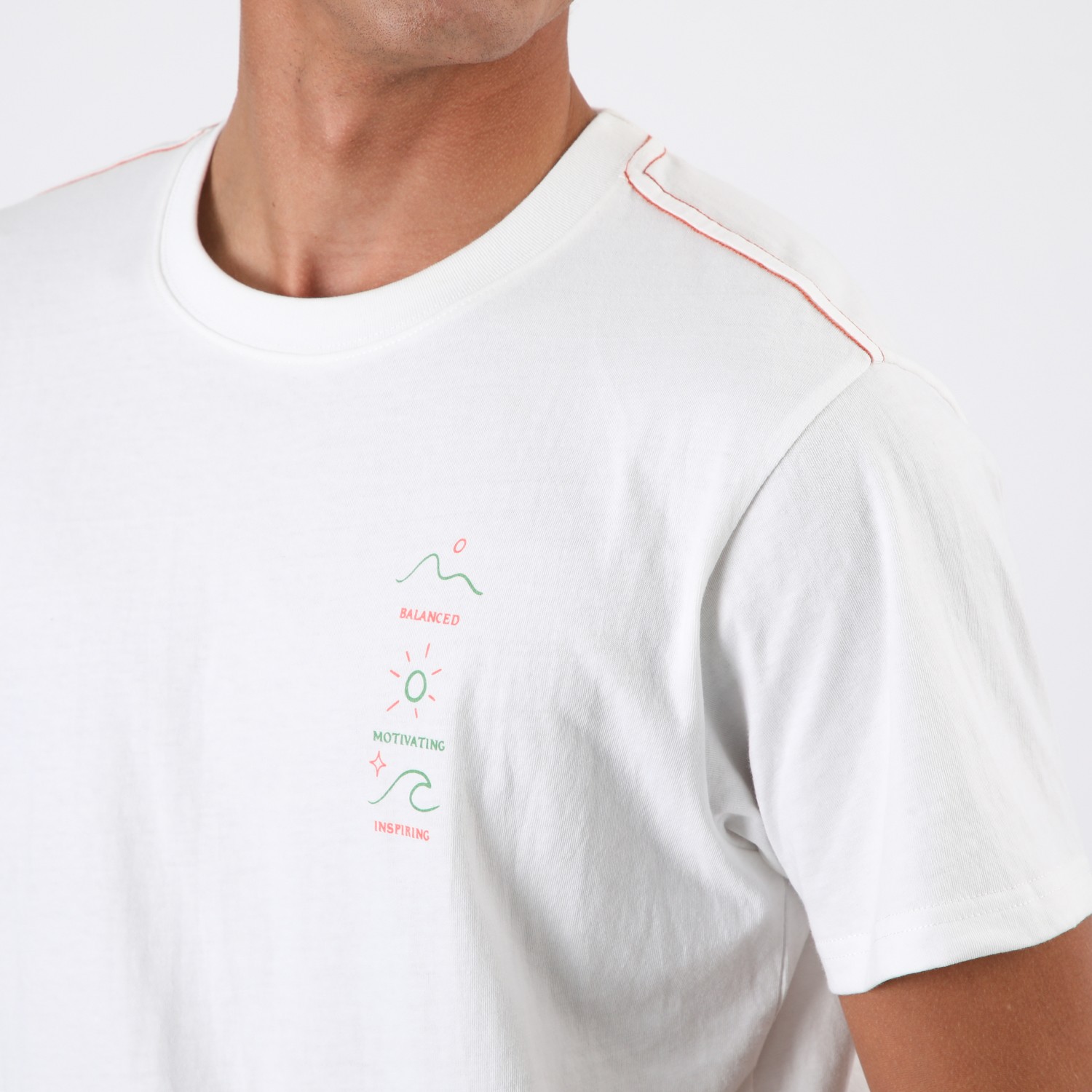 POLERA REEF MEN SURFS UP WHITE - 2