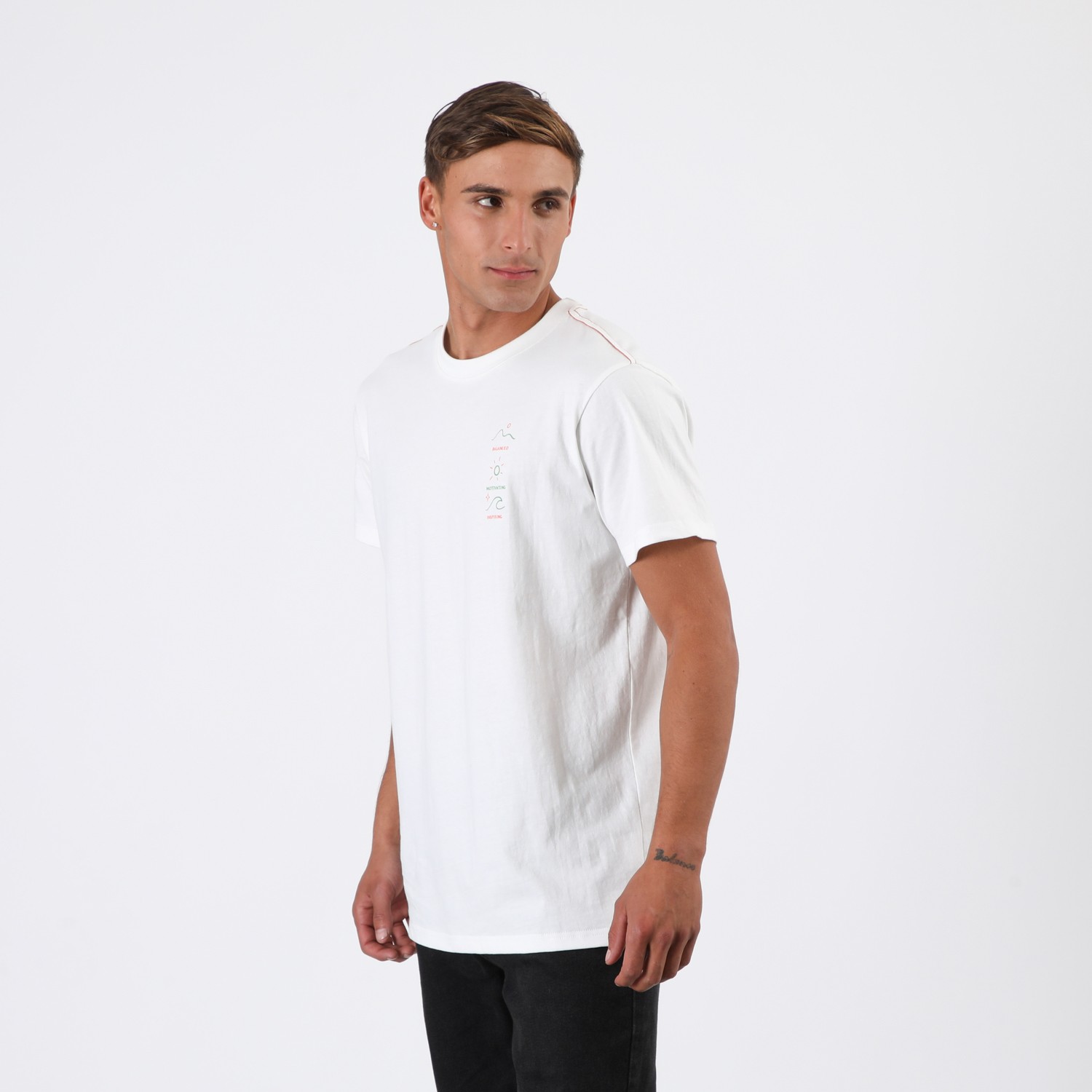 POLERA REEF MEN SURFS UP WHITE - 4