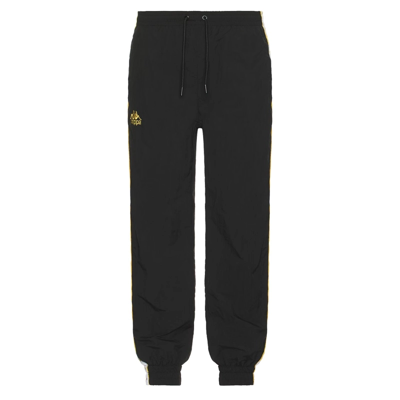 PANTALON KAPPA MEN BANDA NELDO BLACK GOLD WHITE - 1
