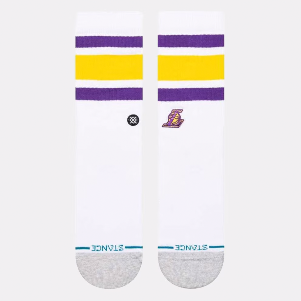 STANCE SOCK MEN TUBE LOS ANGELES LAKERS WHITE - 4