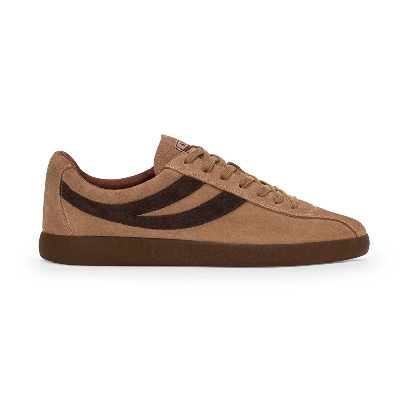 ZAPATILLA SUPERGA 1960 CAPRI SPORT BROWN CARIBOU COFFEE - 1