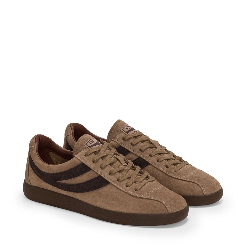 ZAPATILLA SUPERGA 1960 CAPRI SPORT BROWN CARIBOU COFFEE - 2