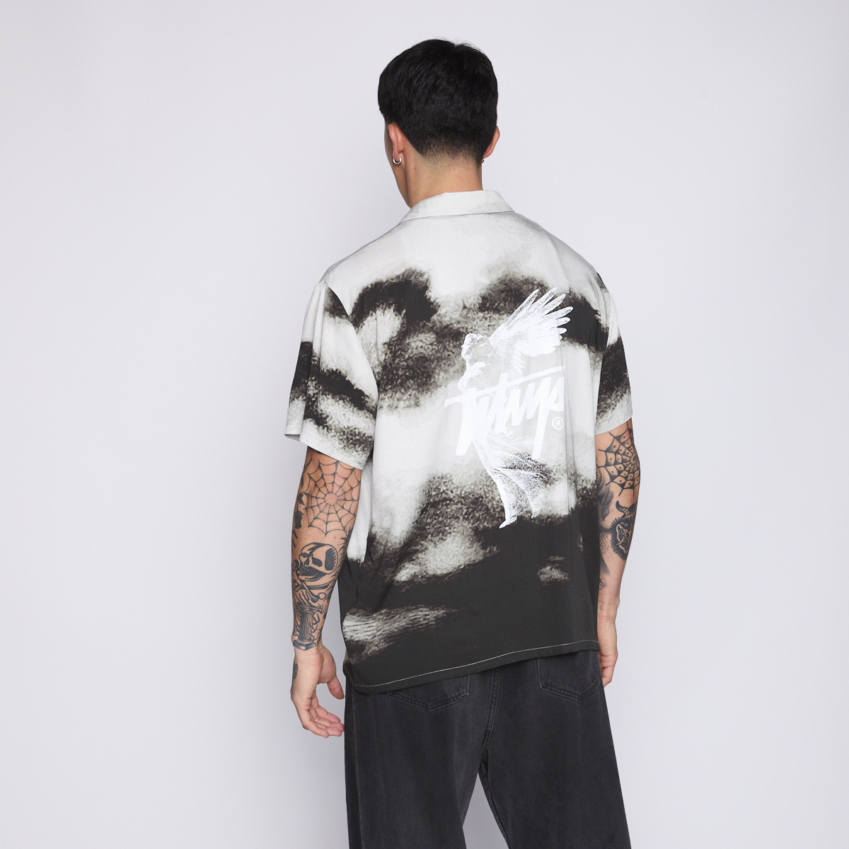 CAMISA WHATUP MEN CLOUDY ANGEL BLACK - 3