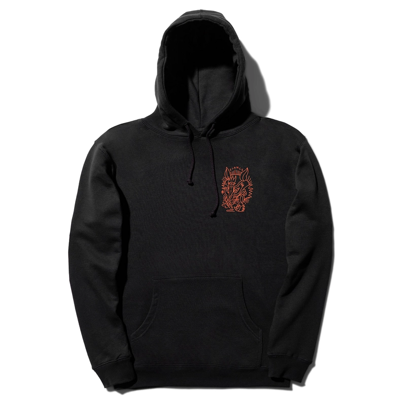 POLERON WOLPACK HOODIE BLACK - 1