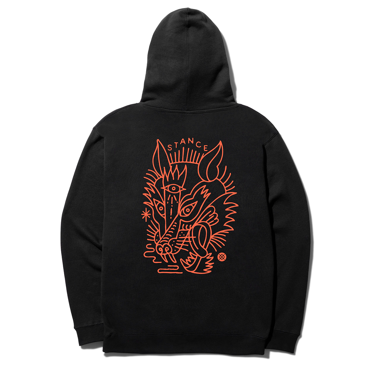 POLERON WOLPACK HOODIE BLACK - 2