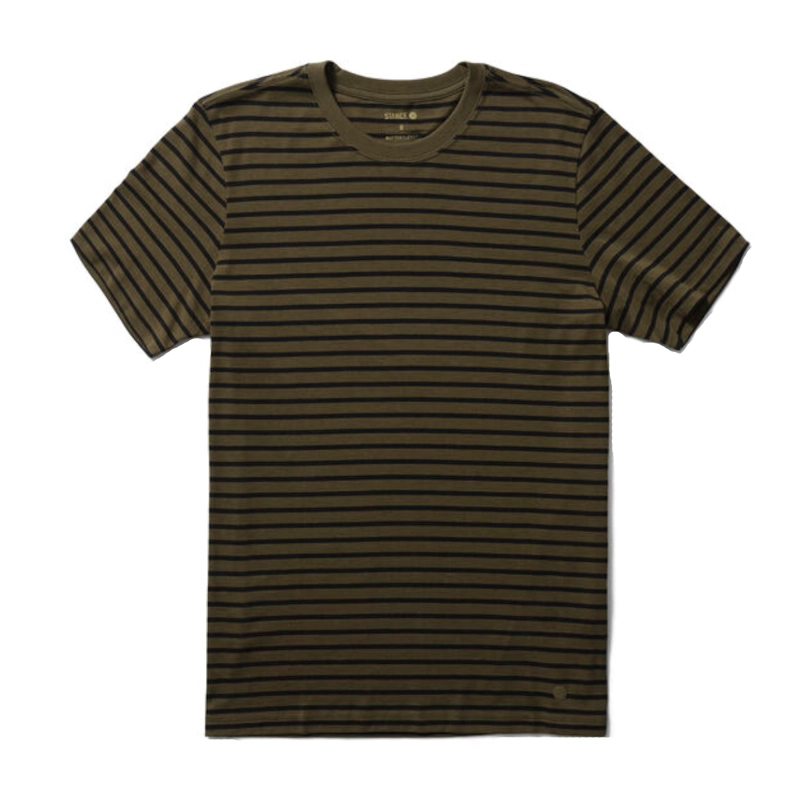 POLERA STANCE PREMIERE GREEN STRIPES - 1