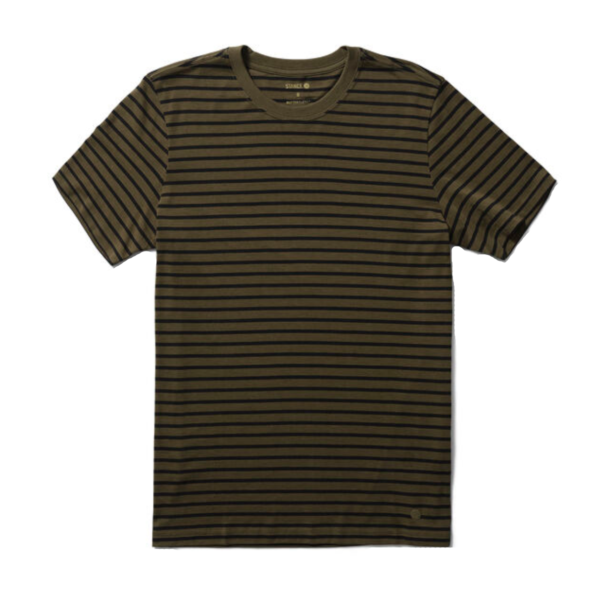POLERA STANCE PREMIERE GREEN STRIPES - 1