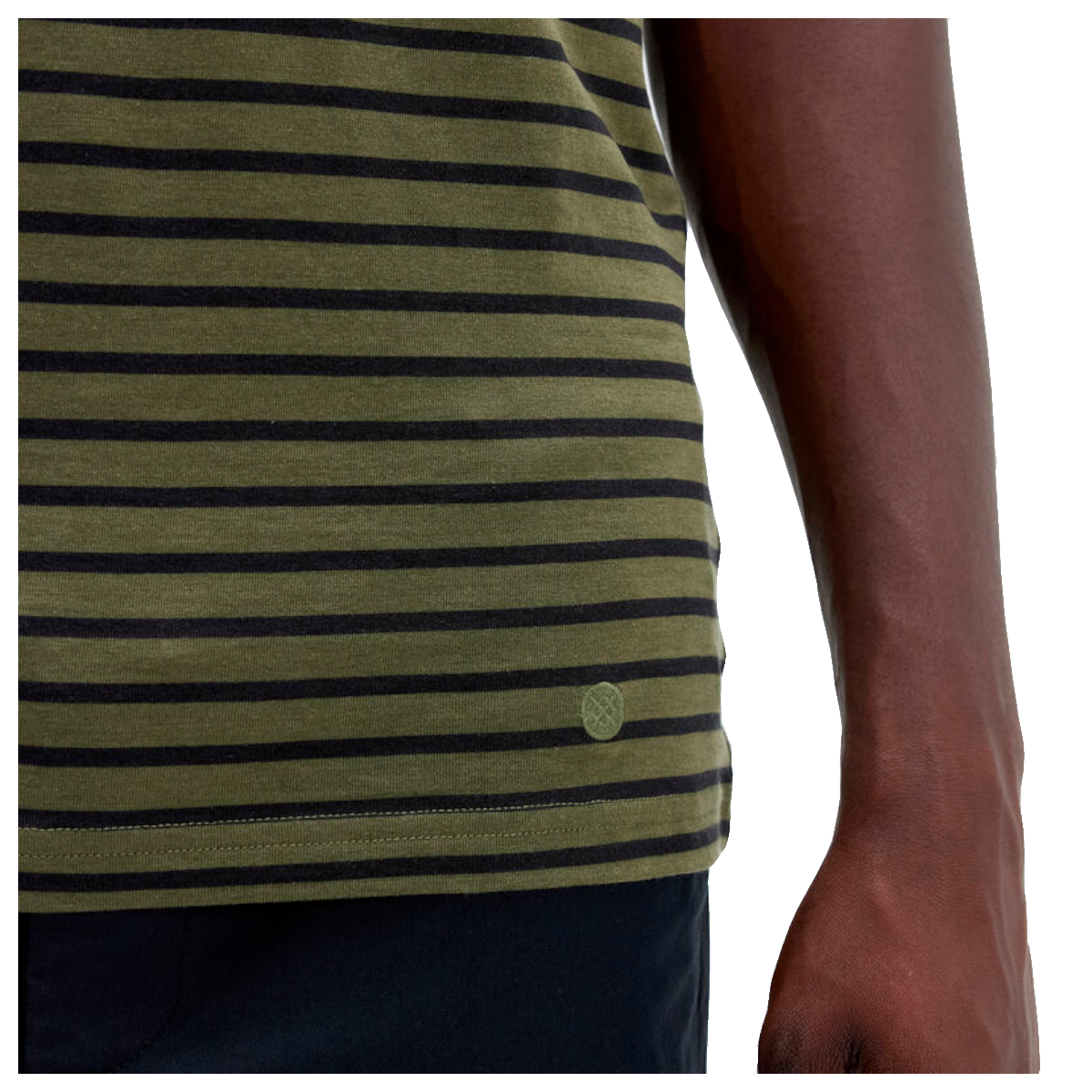 POLERA STANCE PREMIERE GREEN STRIPES - 6
