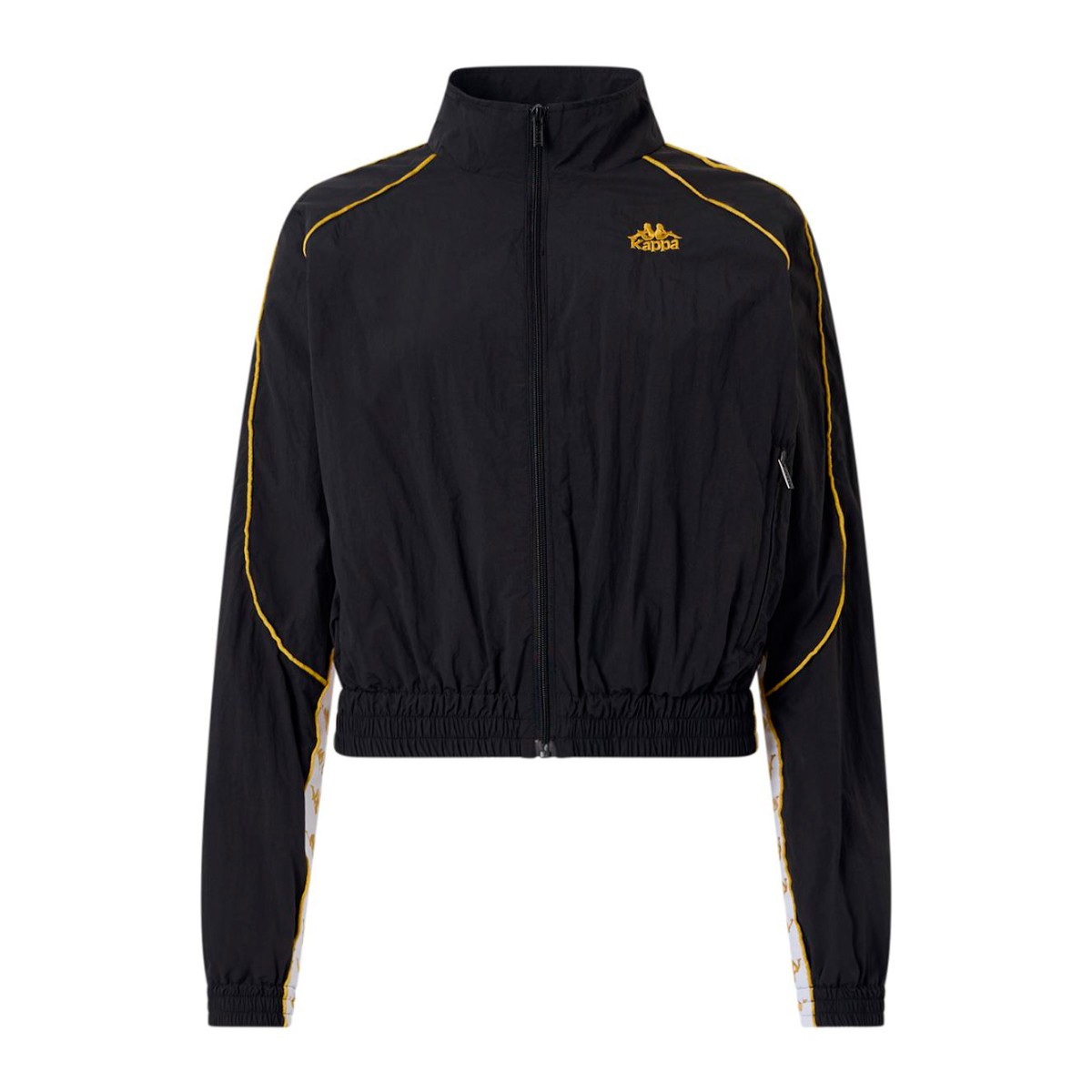 CHAQUETA KAPPA WOMEN BANDA NOLAN BLACK GOLD WHITE - 1