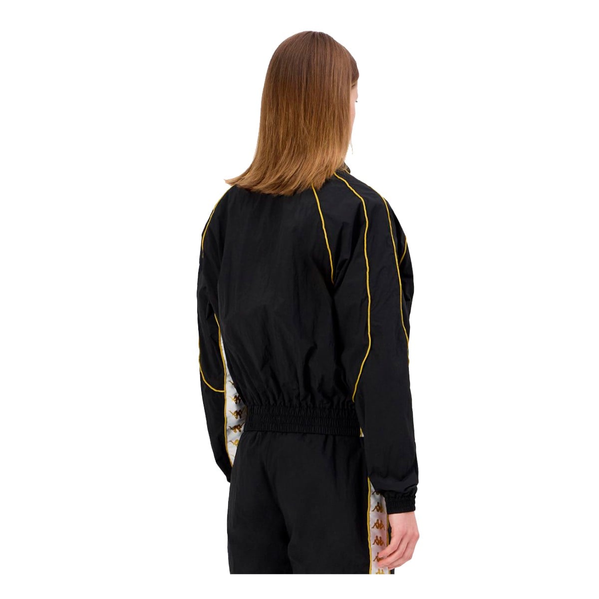 CHAQUETA KAPPA WOMEN BANDA NOLAN BLACK GOLD WHITE - 7