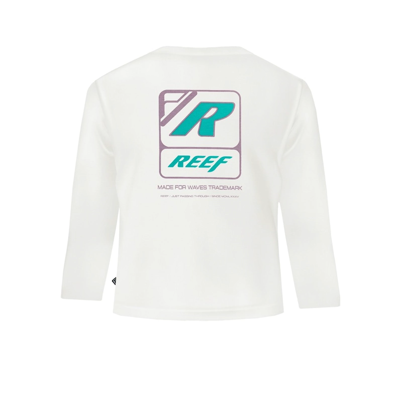 POLERA MANGA LARGA KIDS REEF WHITE - 2