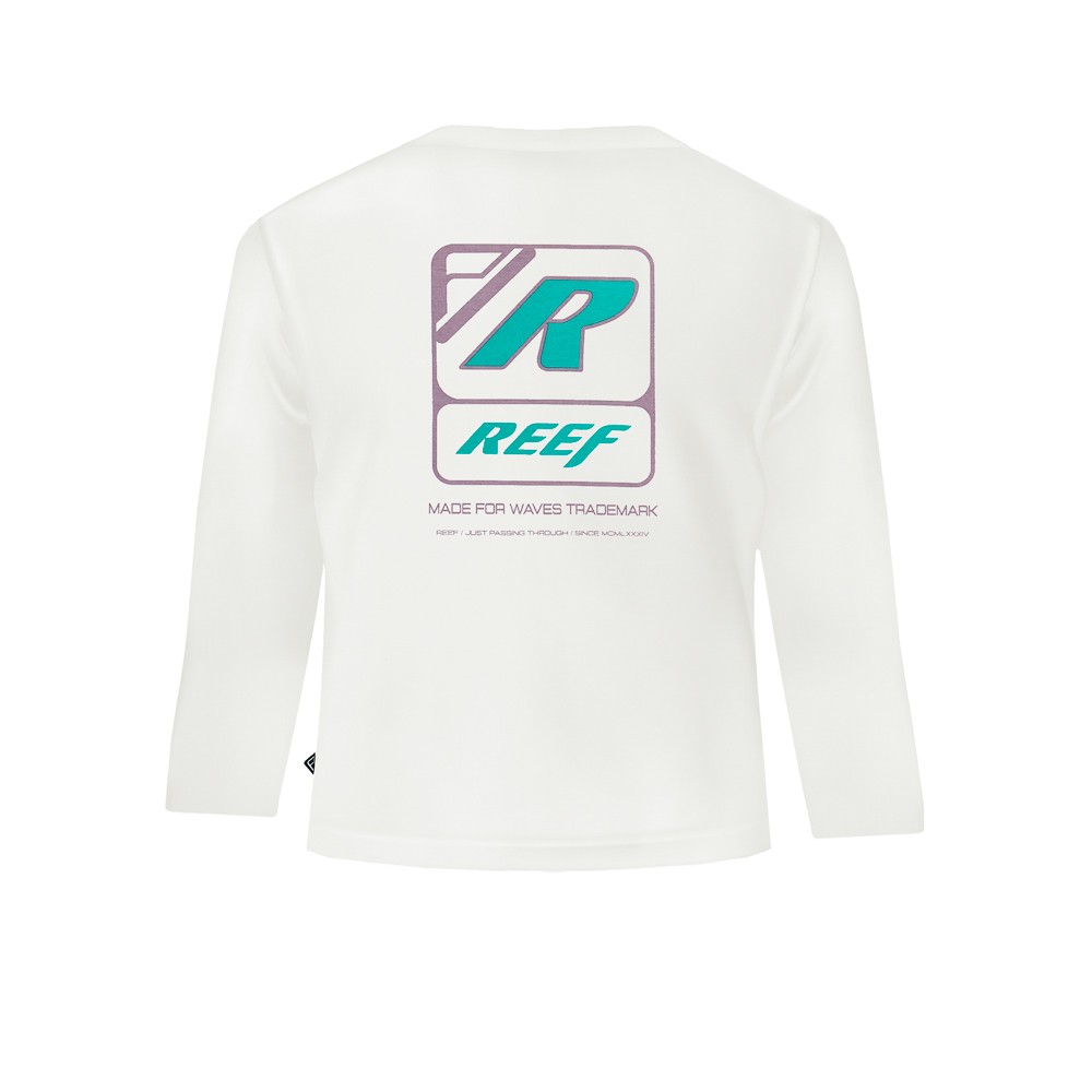 POLERA MANGA LARGA KIDS REEF WHITE - 2
