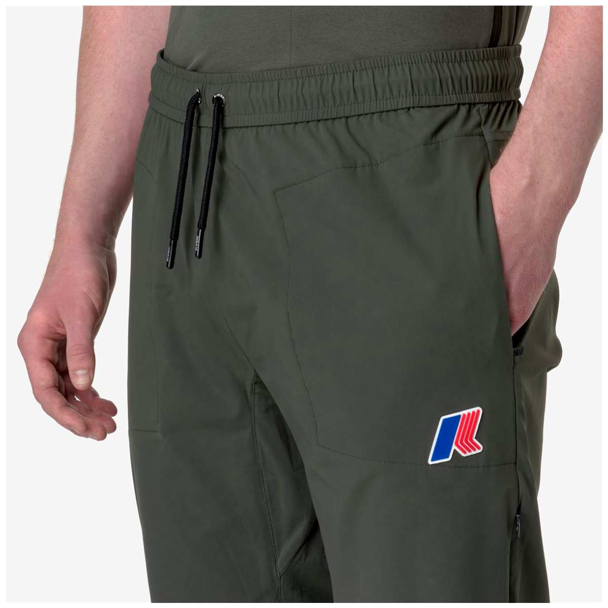 PANTALON K-WAY LEONARDO FIORAVANTI MED GREEN BLACKISH - 6
