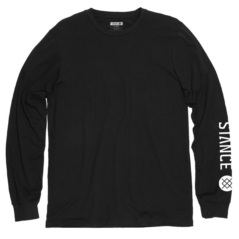 POLERA ICON LONG SLEEVE BLACK STANCE - 1