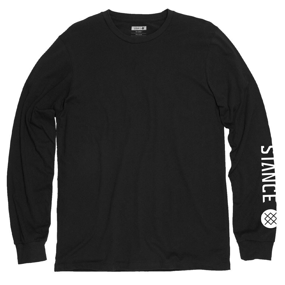 POLERA ICON LONG SLEEVE BLACK STANCE - 1