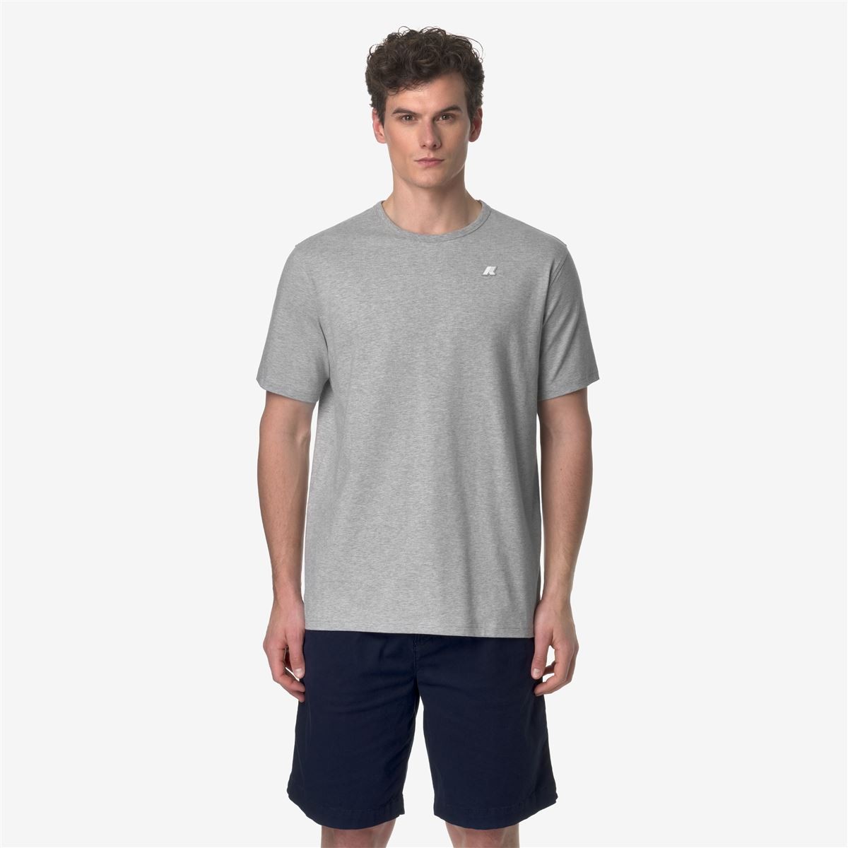 POLERA K-WAY MEN ADAME STRETCH GREY MELANGE - 2
