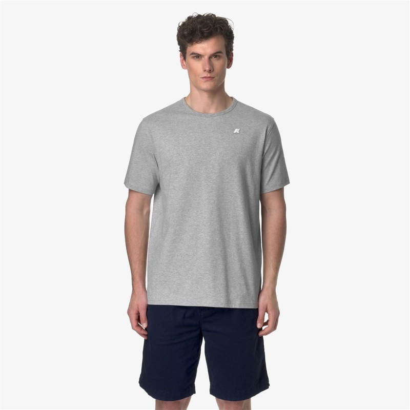 POLERA K-WAY MEN ADAME STRETCH GREY MELANGE - 2