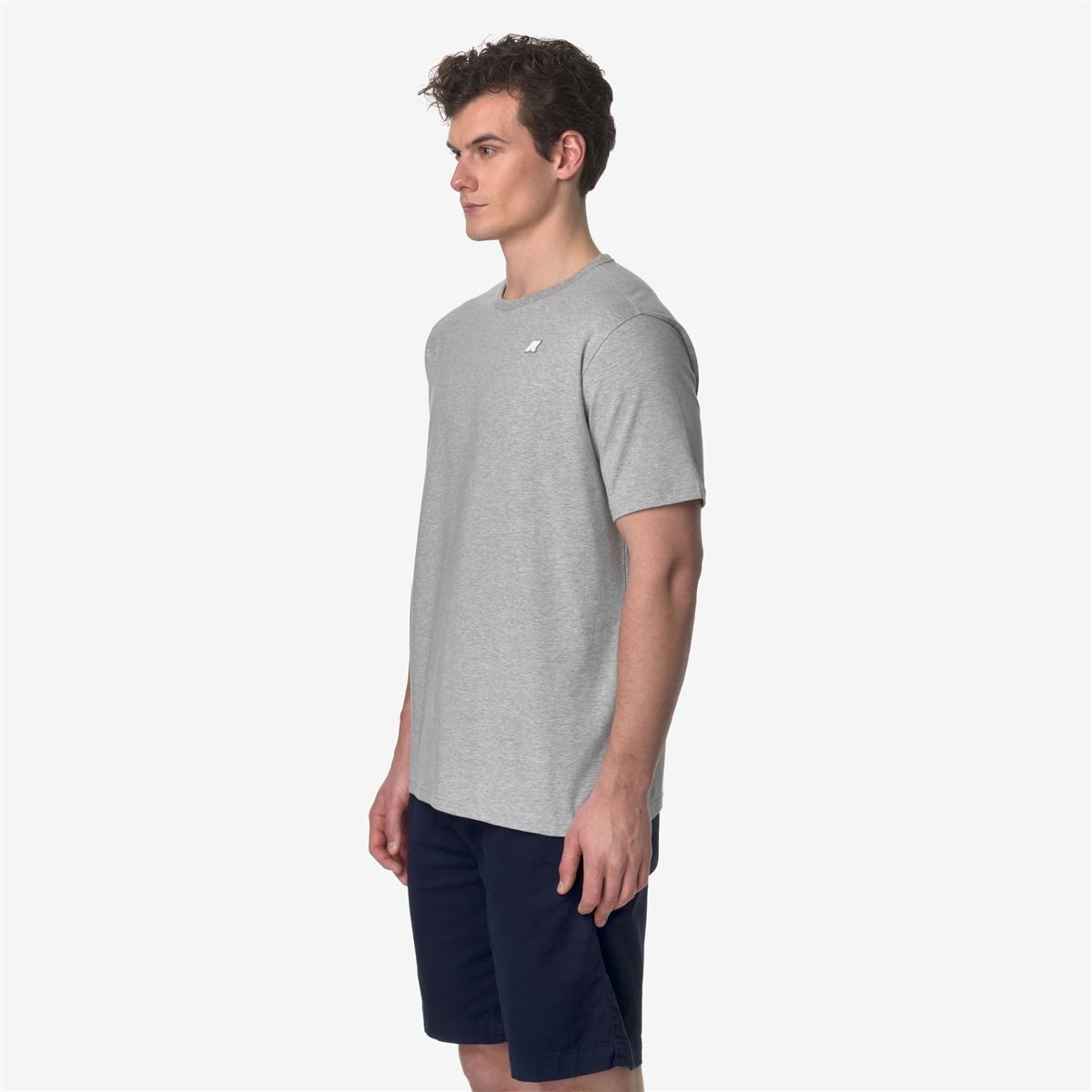 POLERA K-WAY MEN ADAME STRETCH GREY MELANGE - 3