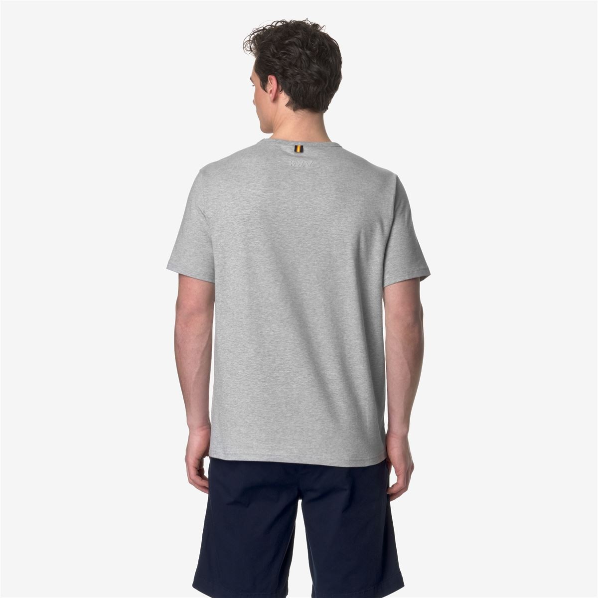 POLERA K-WAY MEN ADAME STRETCH GREY MELANGE - 4