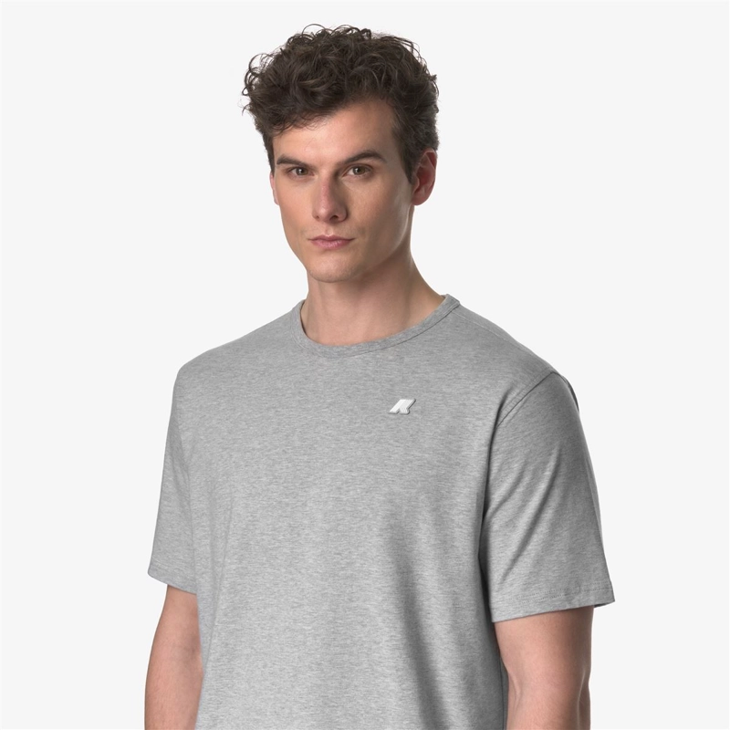POLERA K-WAY MEN ADAME STRETCH GREY MELANGE - 5