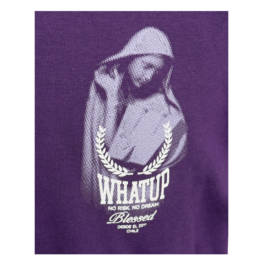 POLERON WHATUP HOMBRE HOODIE HOLY MARIE PURPLE - 3