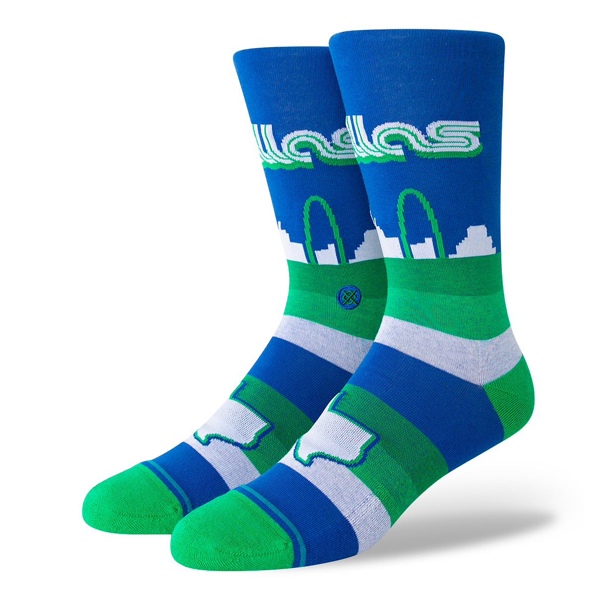 STANCE SOCK MEN NBA DALLAS MAVERICKS CITY ROYAL 2023 - 1