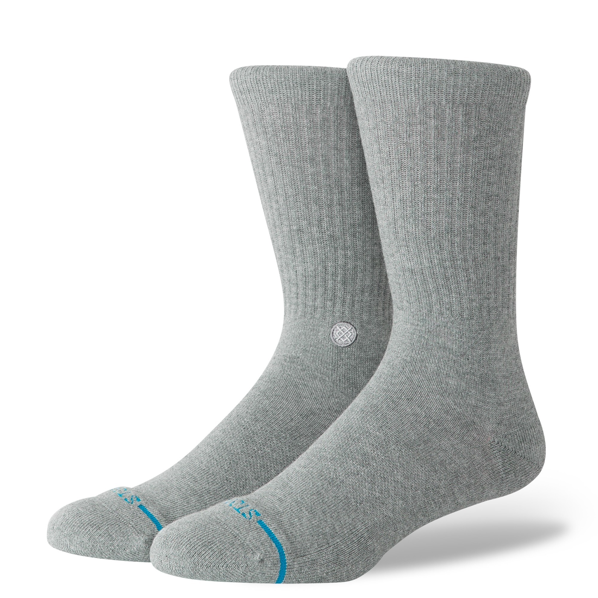 STANCE SOCK ICON GREY HEATHER - 1