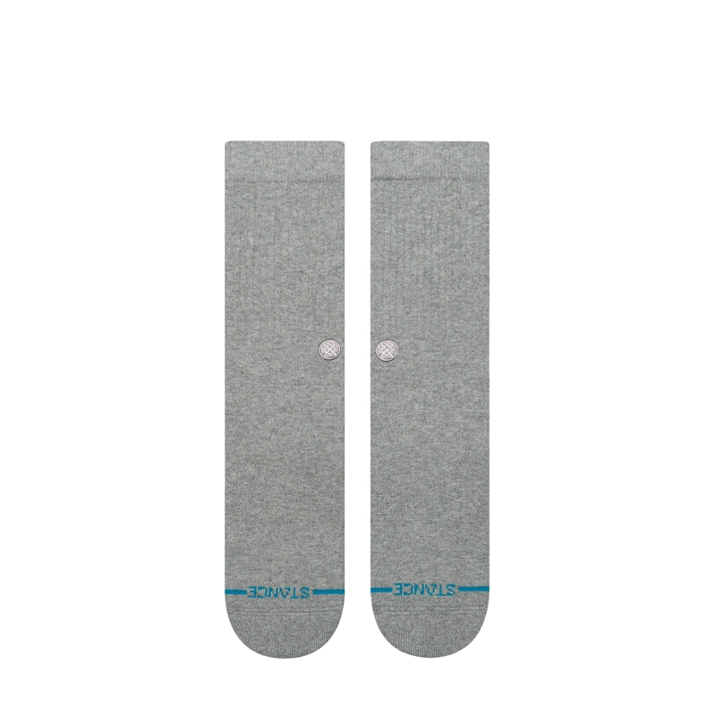 STANCE SOCK ICON GREY HEATHER - 2