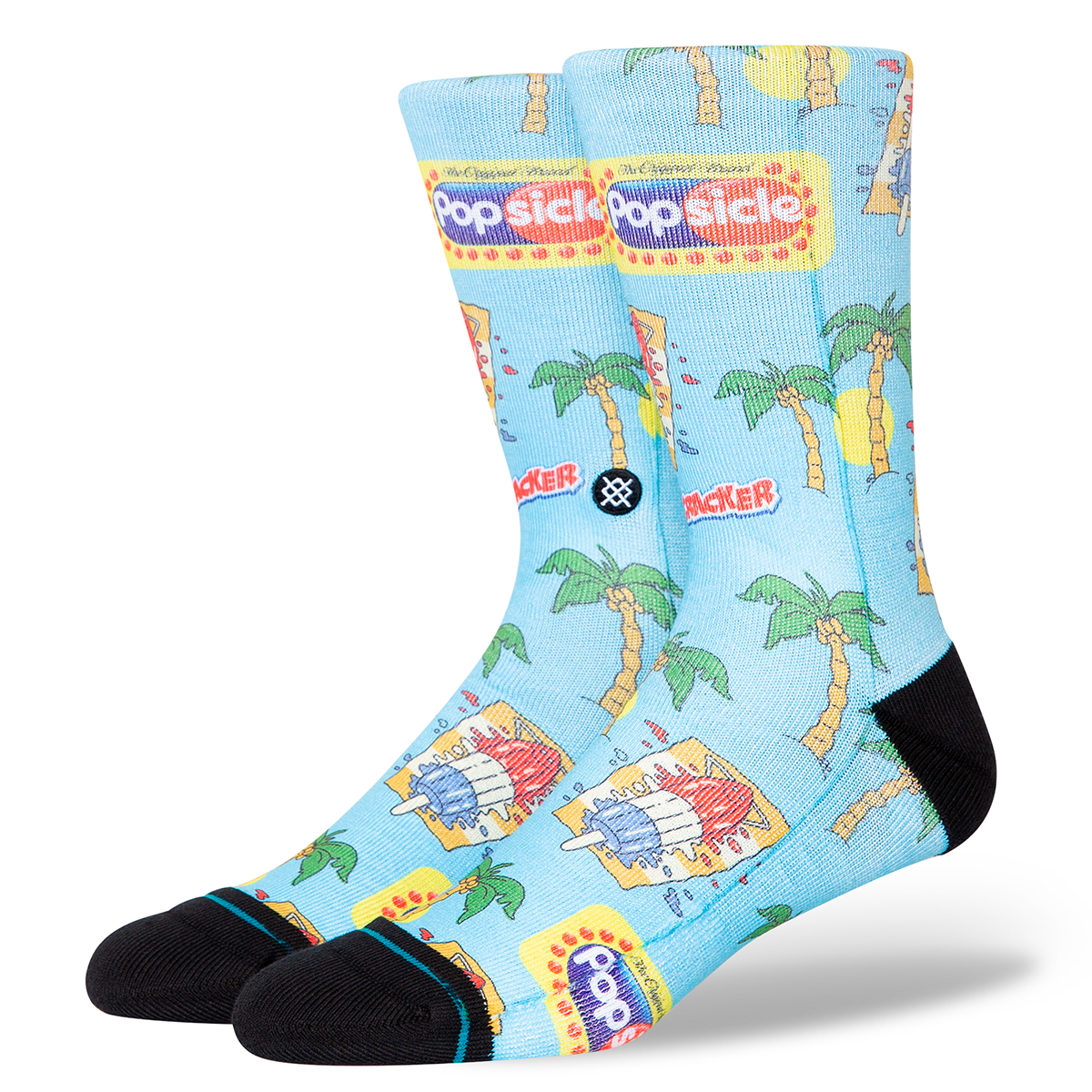STANCE SOCK MEN POPS CREW LIGHT BLUE - 1