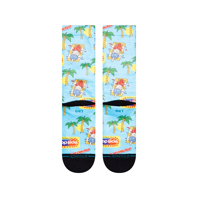 STANCE SOCK MEN POPS CREW LIGHT BLUE - 3