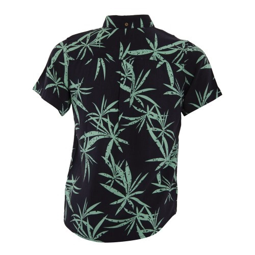 CAMISA KIDS BLACK PALM GREEN - 3