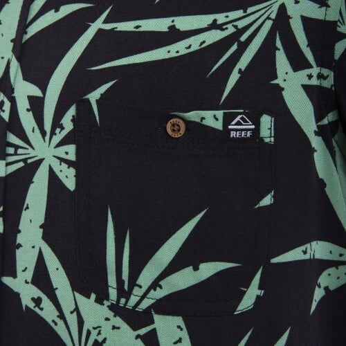 CAMISA KIDS BLACK PALM GREEN - 4