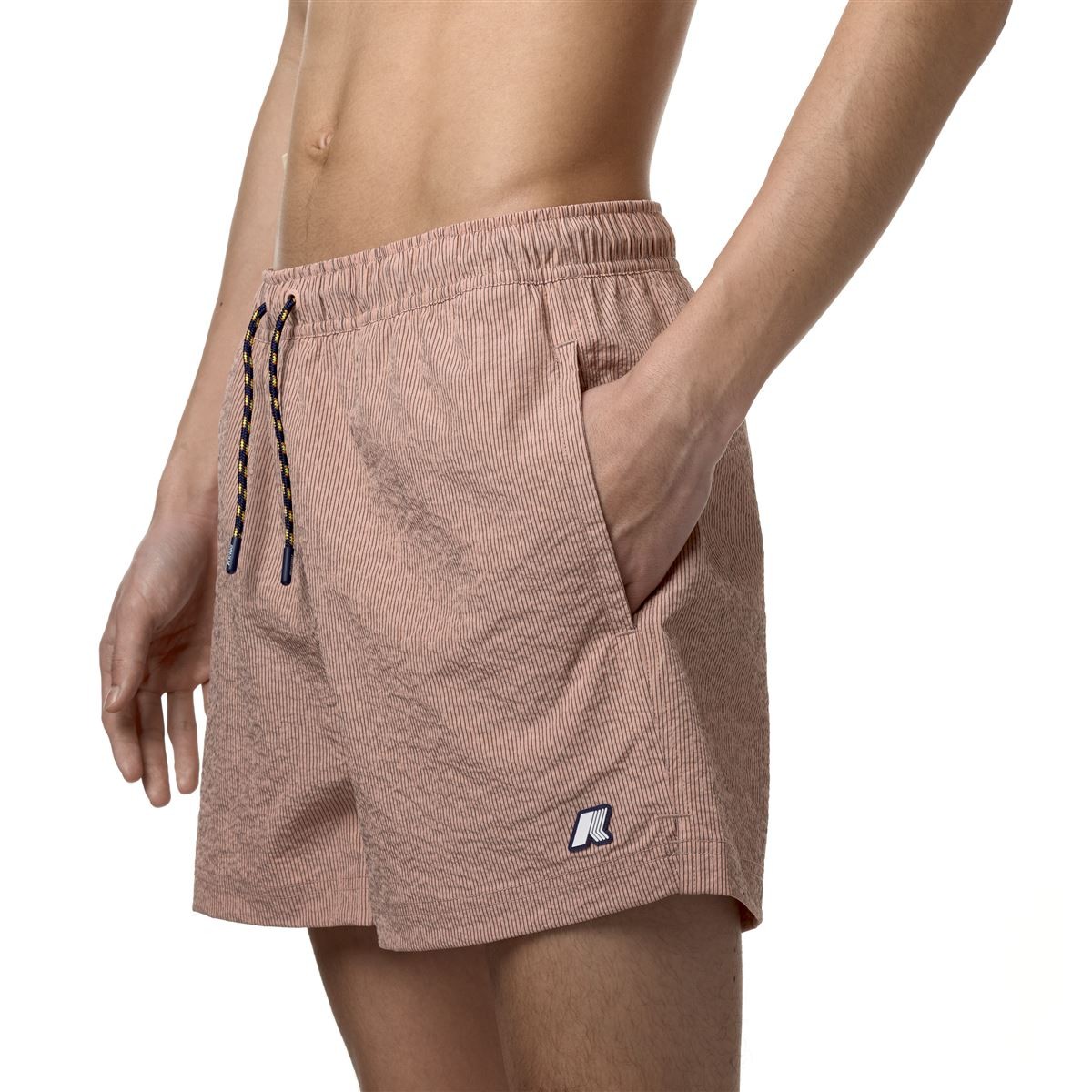 TRAJE DE BAÑO K-WAY MEN LOIRET PINK STRIPES - 5