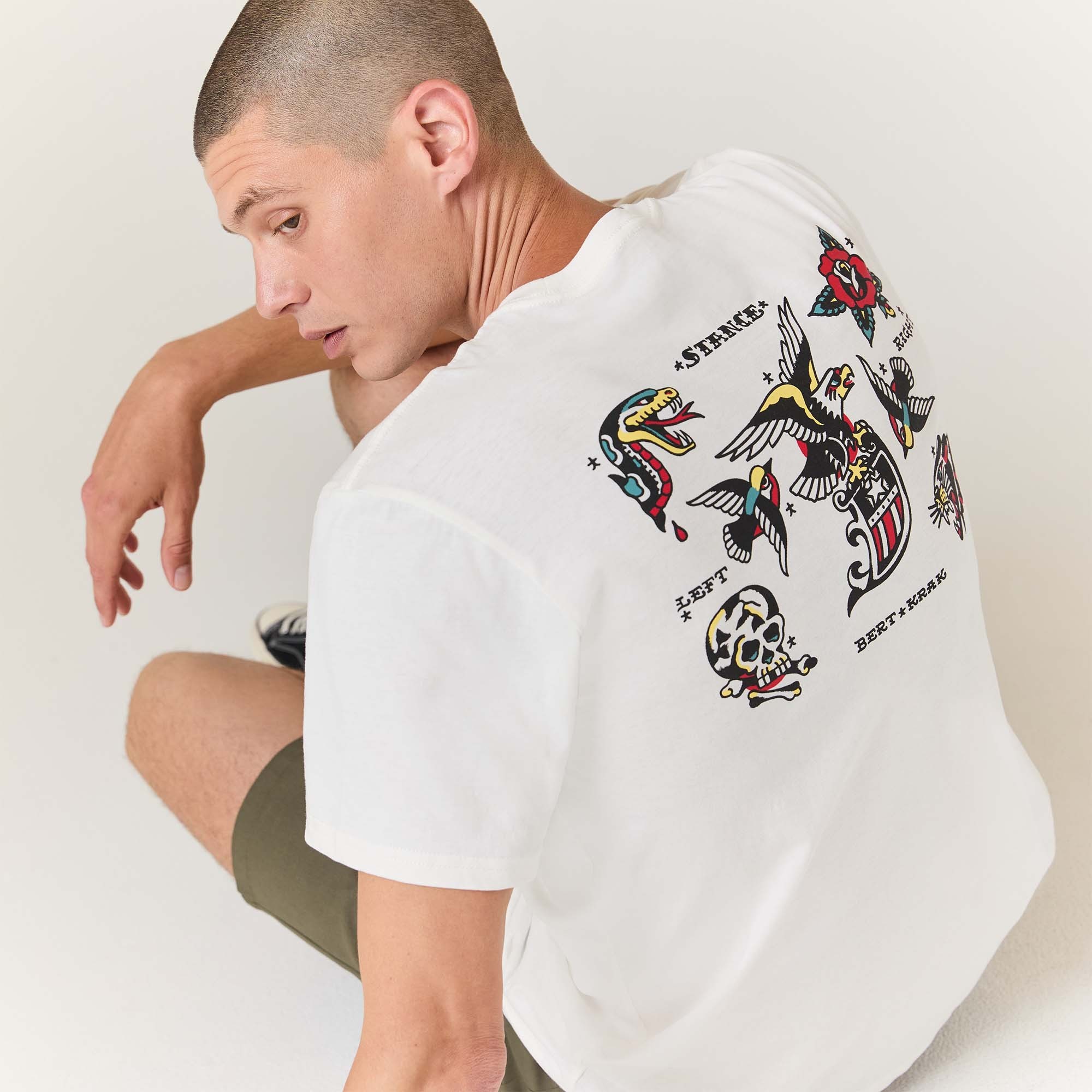 POLERA STANCE BERT KRAK CANVAS - 4