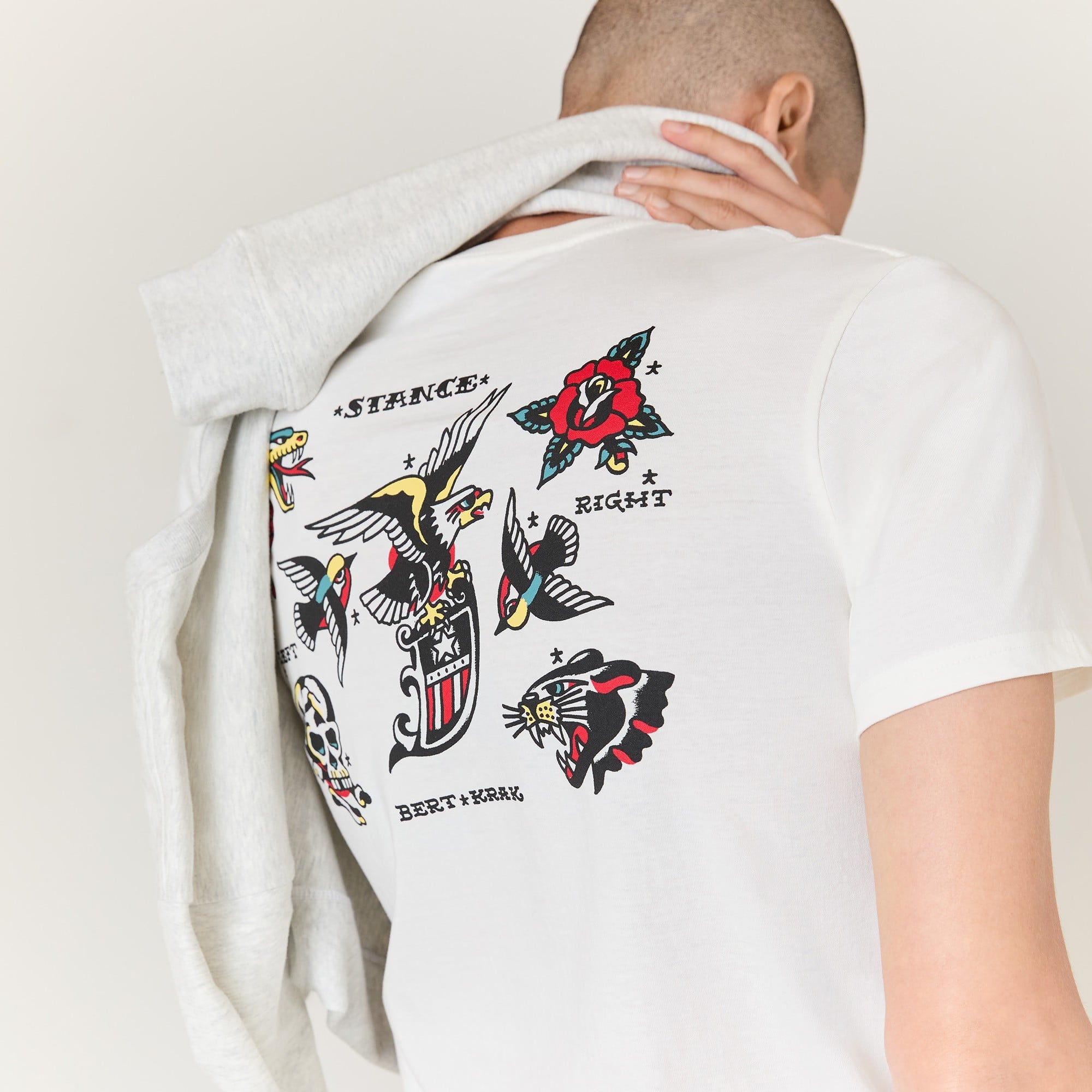 POLERA STANCE BERT KRAK CANVAS - 5