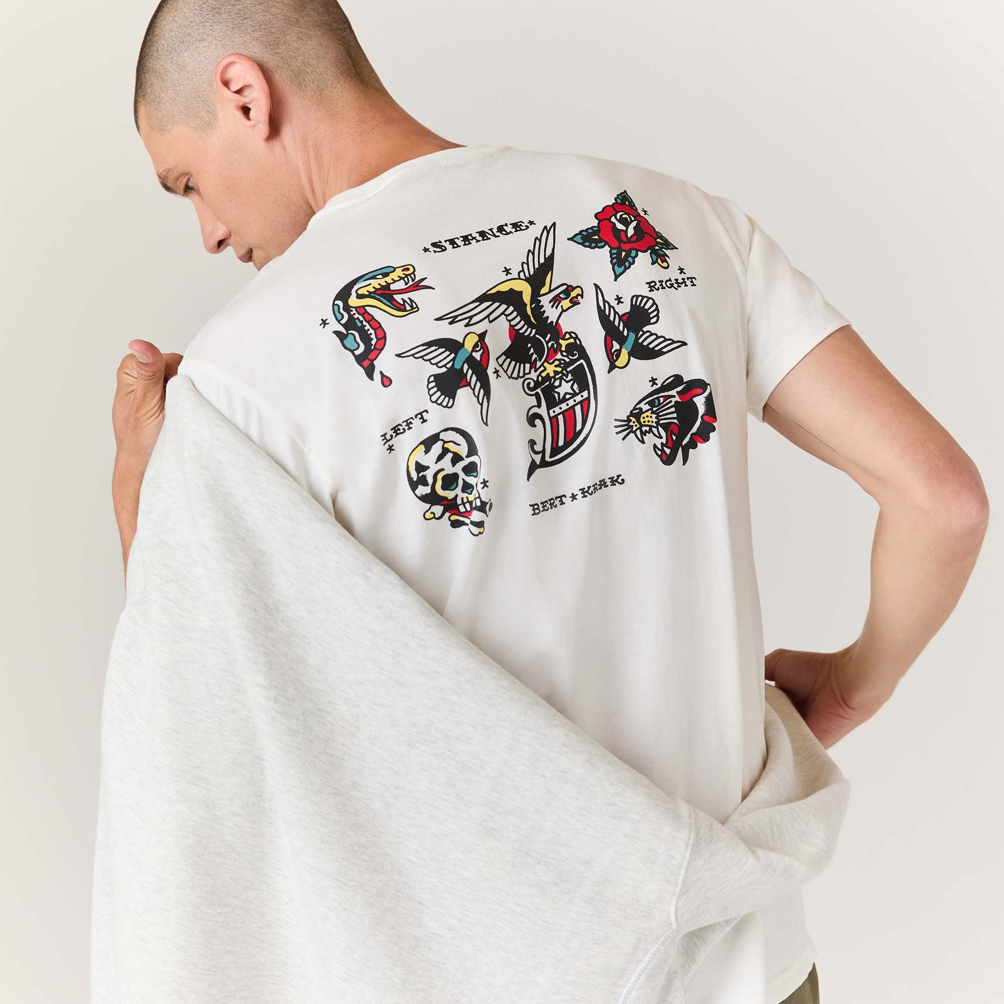 POLERA STANCE BERT KRAK CANVAS - 6