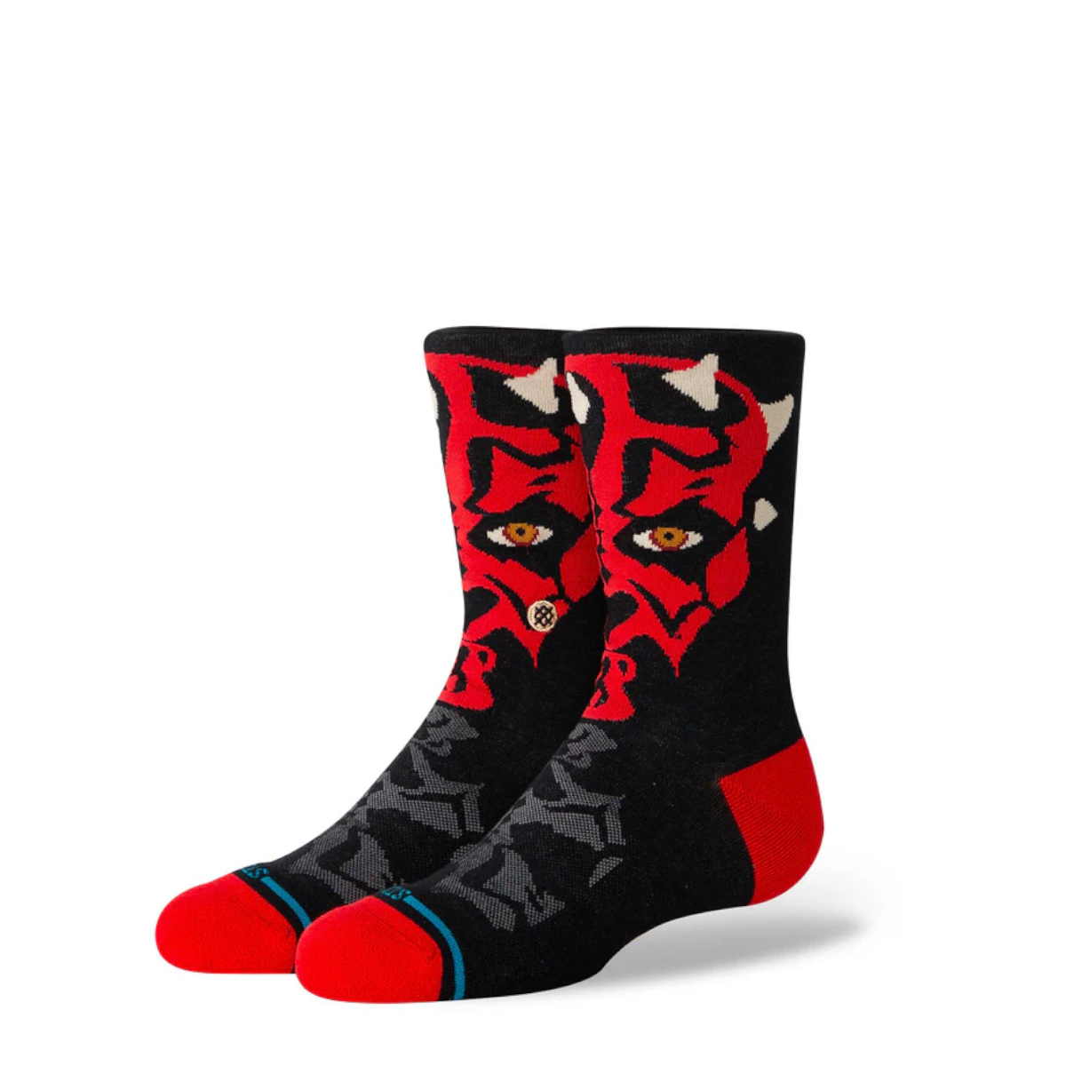 STANCE SOCK KIDS MAUL CREW BLACK - 1